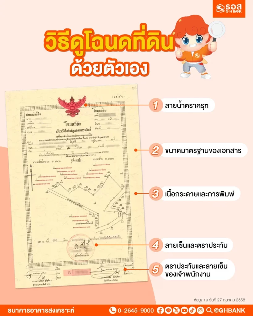 วิธีดูโฉนดที่ดินด้วยตัวเอง